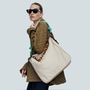 Rotunda Sant Hobo Bag in beige